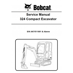 Bobcat 324 - instrukcje napraw - schematy - DTR - service manuals - Bobcat 324